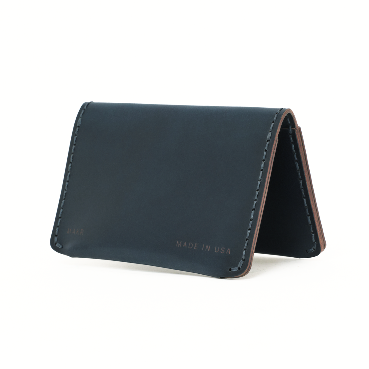MAKR Horizon Three V2 Wallet - Navy Shell Cordovan - Image 5 of 5