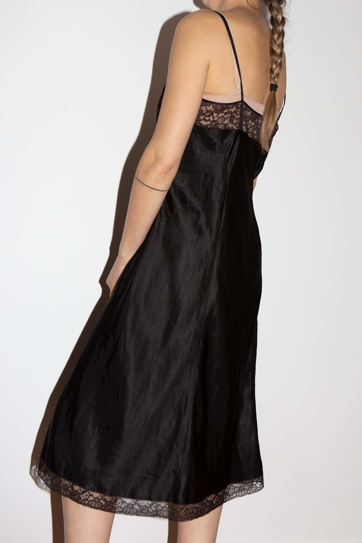 1950s Rayon Lace Slip - Image 2 of 2