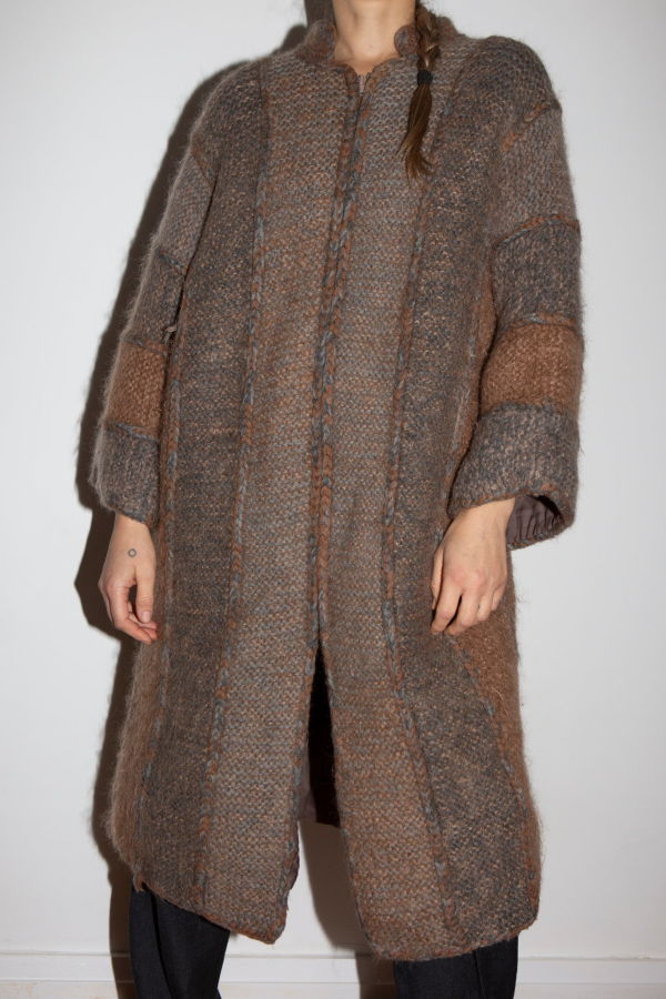 1970s Hand Knitted Coatigan