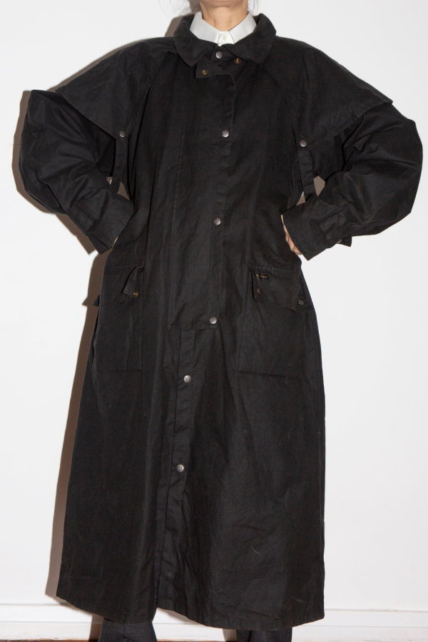 Oilskin Hunters Jacket - Black