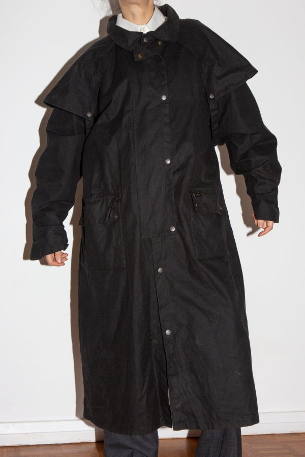 Oilskin Hunters Jacket - Black