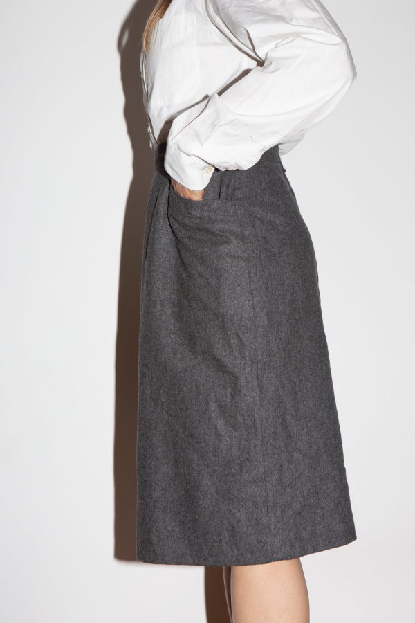 Krizia Wool Pencil Skirt