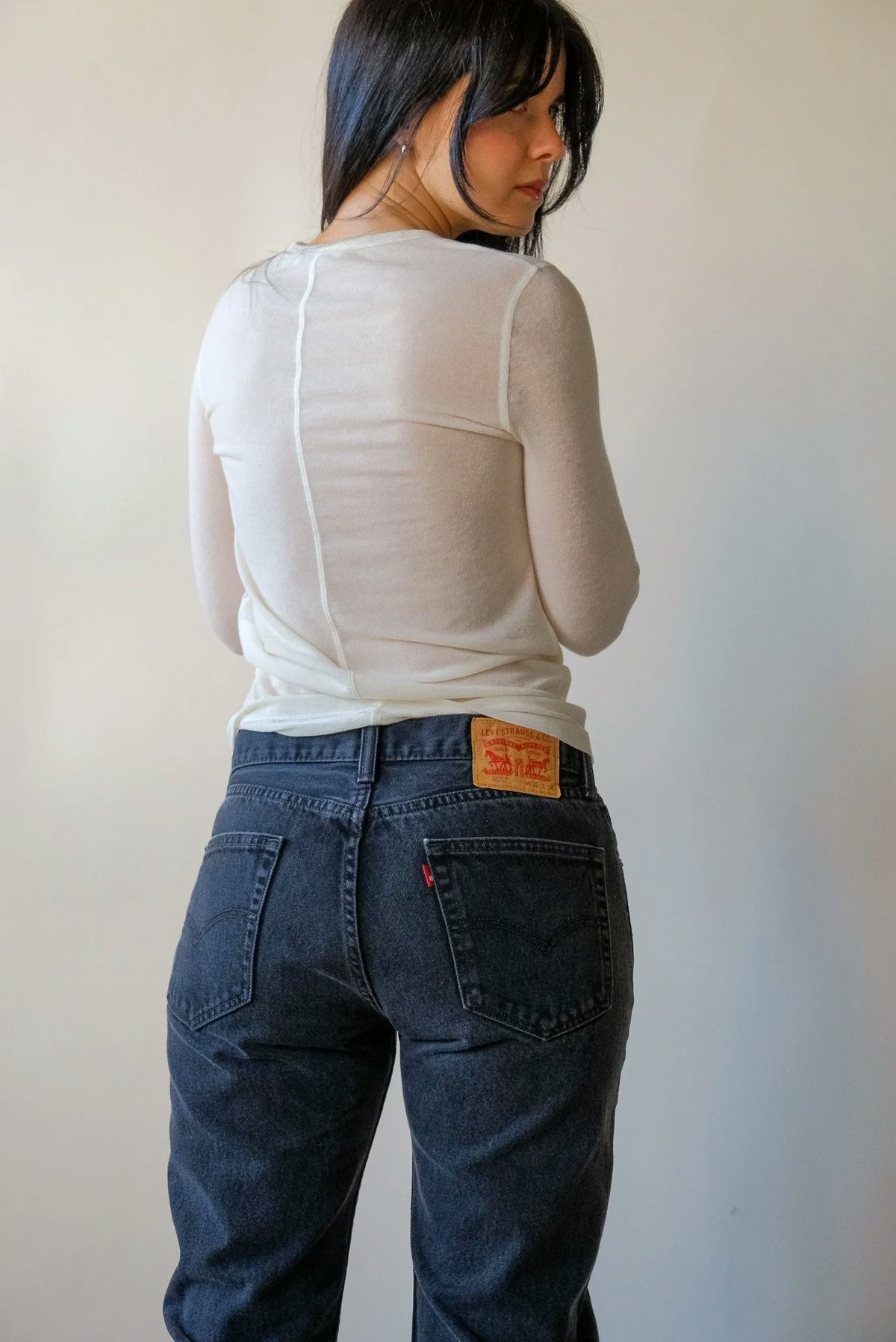 Levi's 505 Jeans - Black - Image 3 of 7