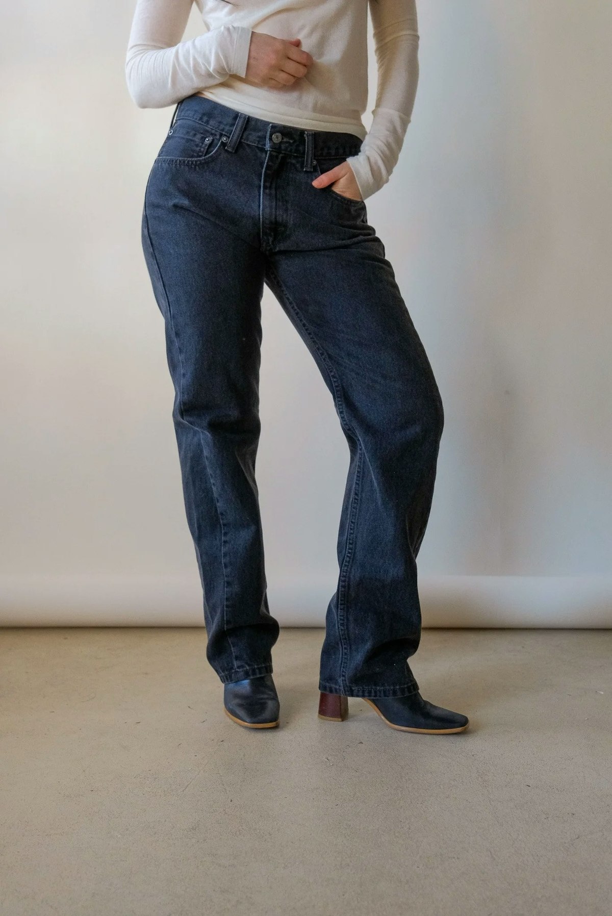 Levi's 505 Jeans - Black - Image 6 of 7