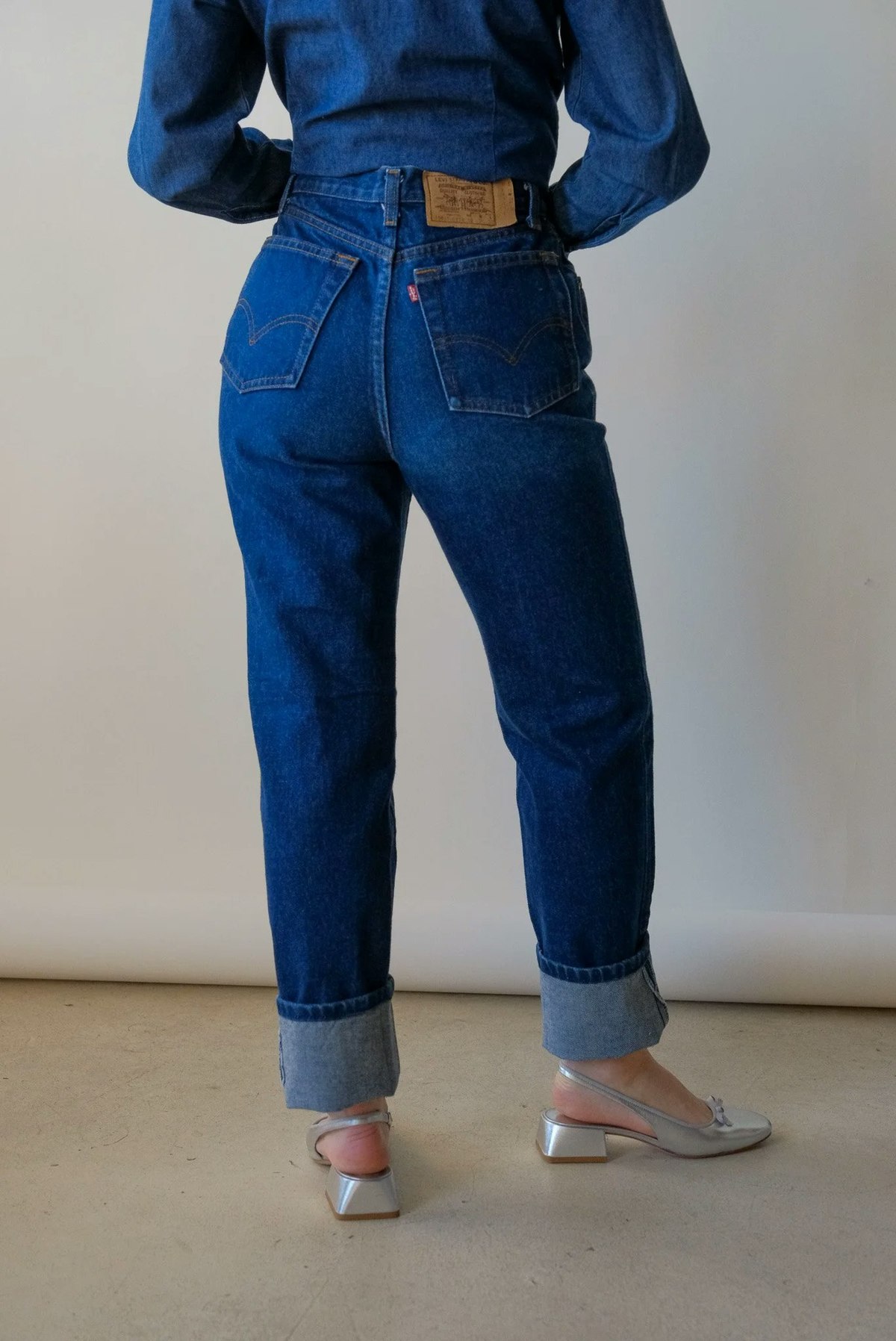 Levi's 505 Jeans - Dark Wash - Image 3 of 6