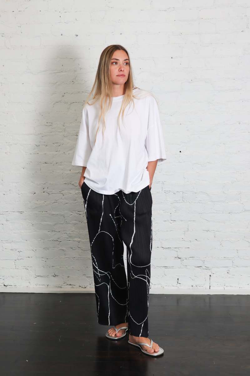 Pleats Please by Issey Miyake Pause Pants - Black