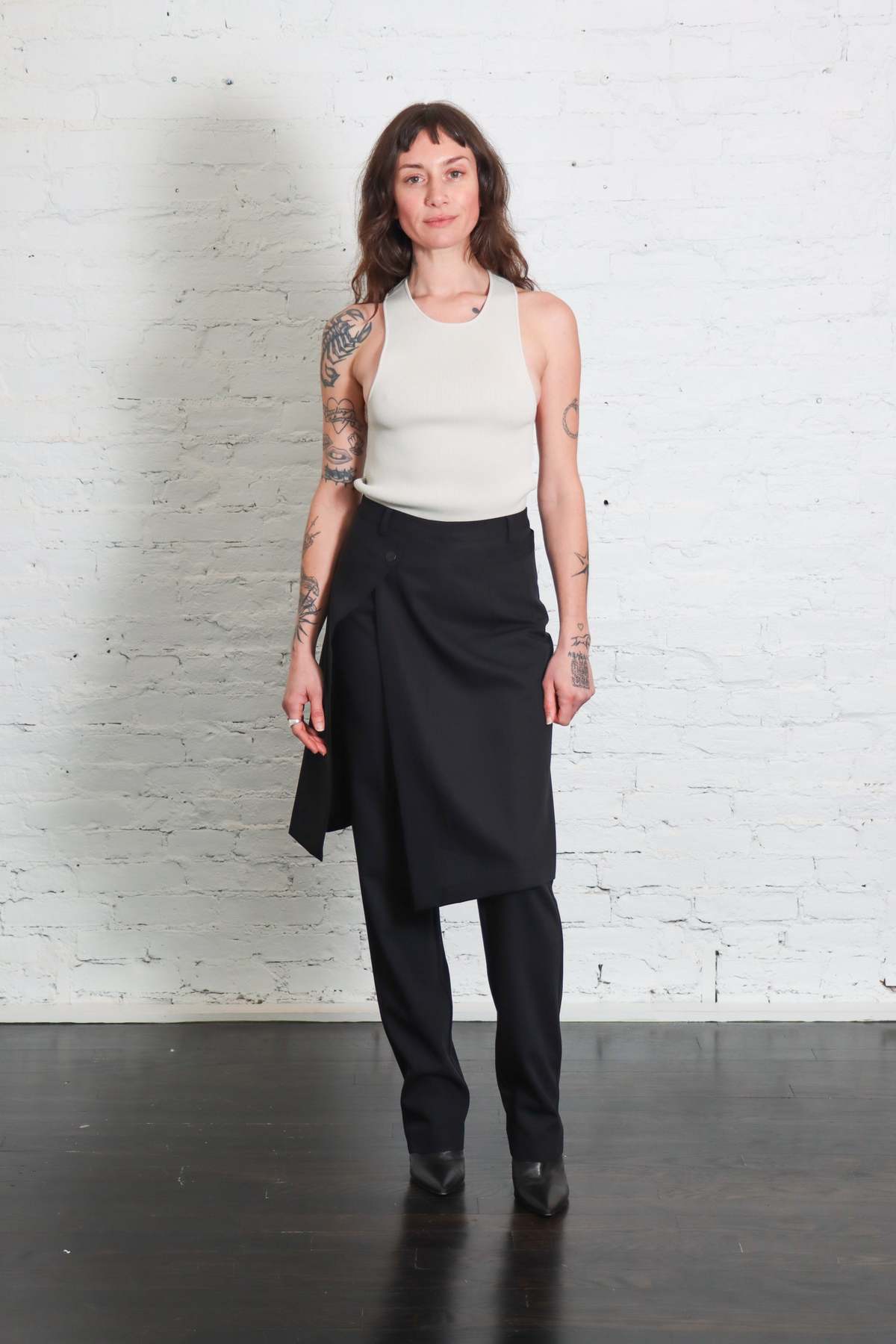 St. Agni Wool Hybrid Skirt Pants - Image 5 of 8