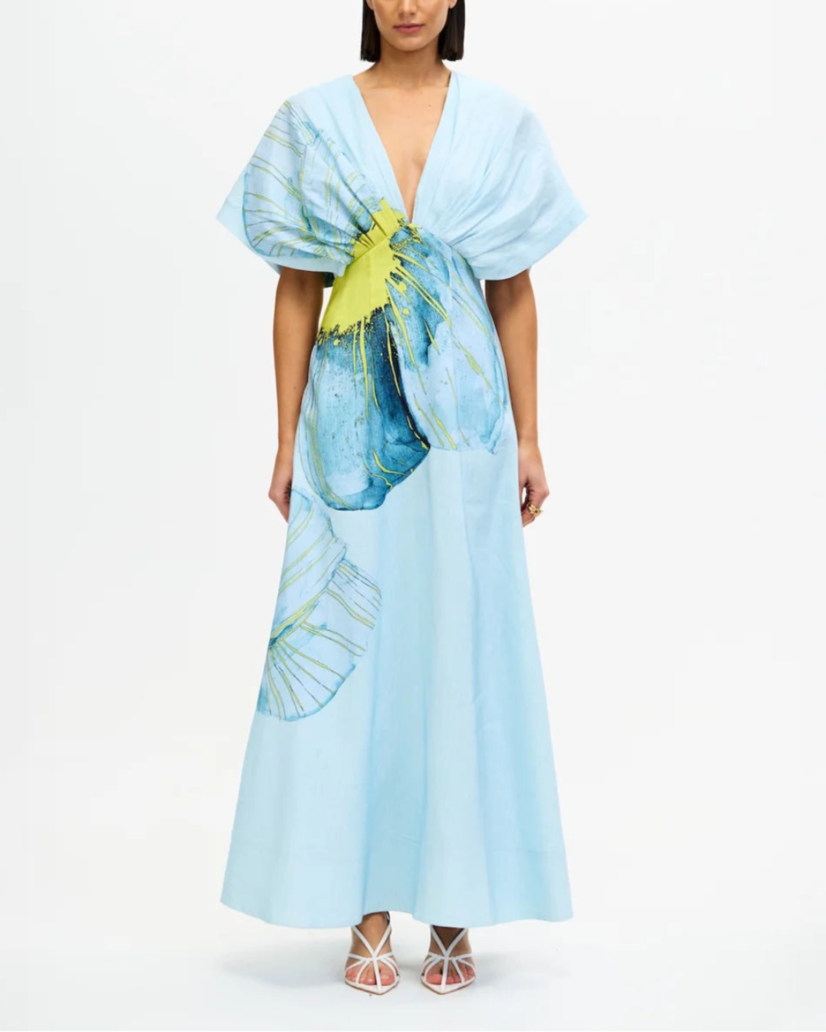 Acler Glamorgan Maxi Dress - Blue - Image 2 of 5