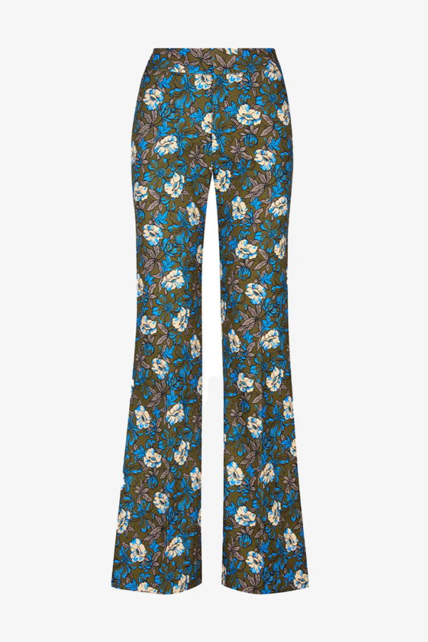 Smythe Classic Pant - Olive Floral