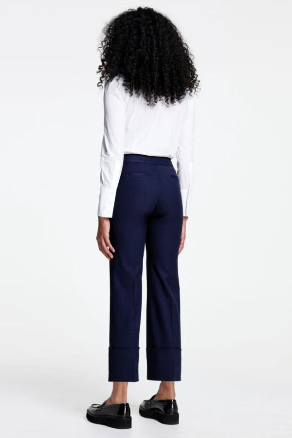 Smythe Cuffed Flood Pants - Deep Navy