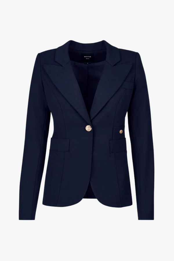 Smythe Full Back Duchess Blazer - Deep Navy