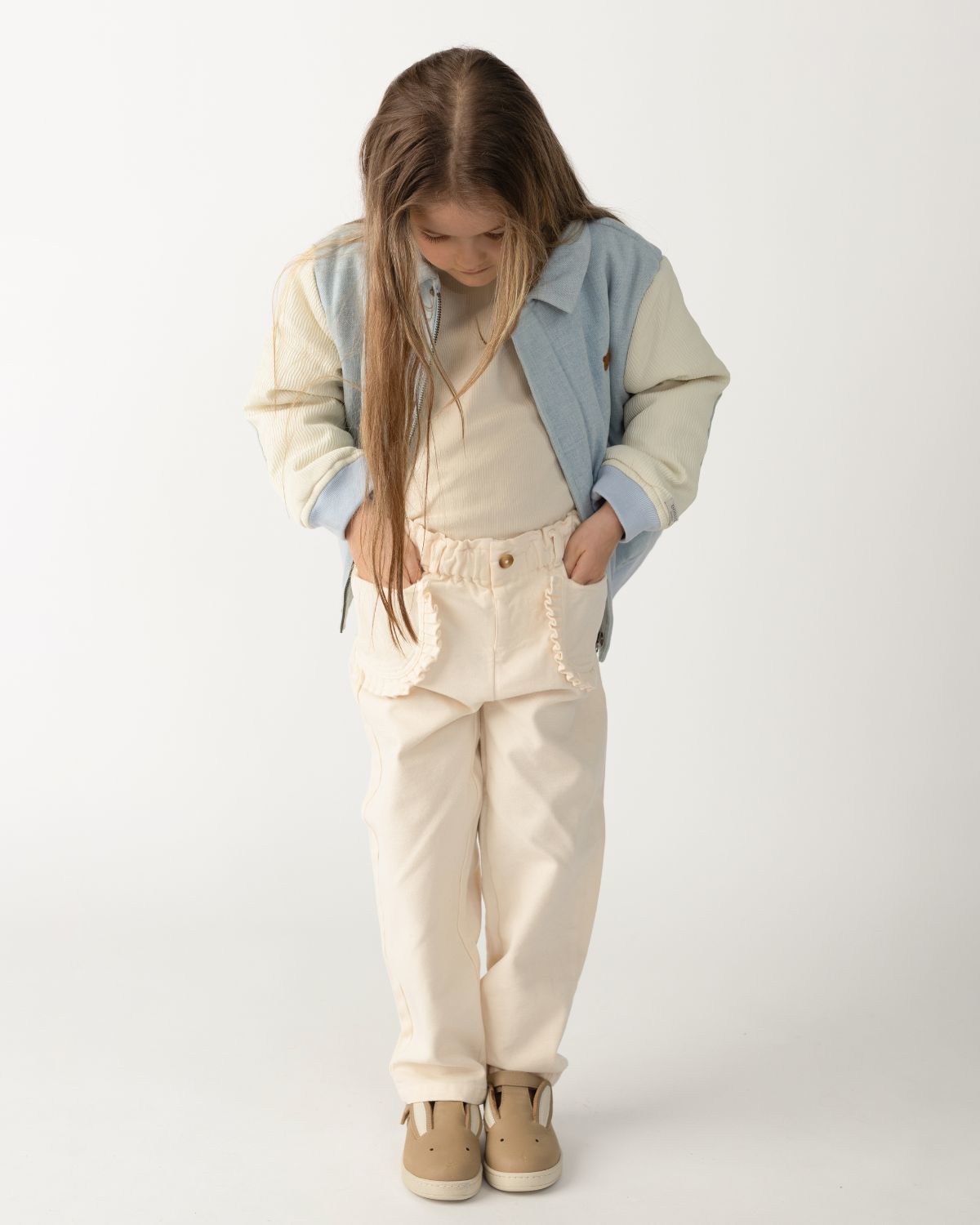 kids Donsje Phien Trousers - Warm White - Image 3 of 5
