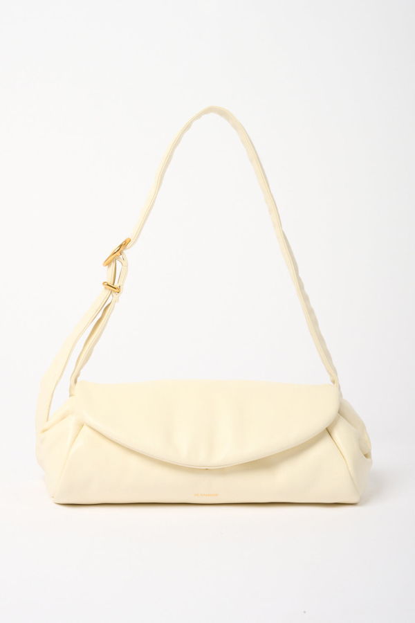 Jil Sander Small Cannolo Padded Leather Shoulder Bag