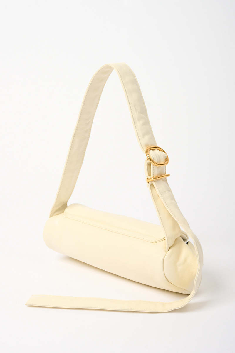 Jil Sander Small Cannolo Padded Leather Shoulder Bag
