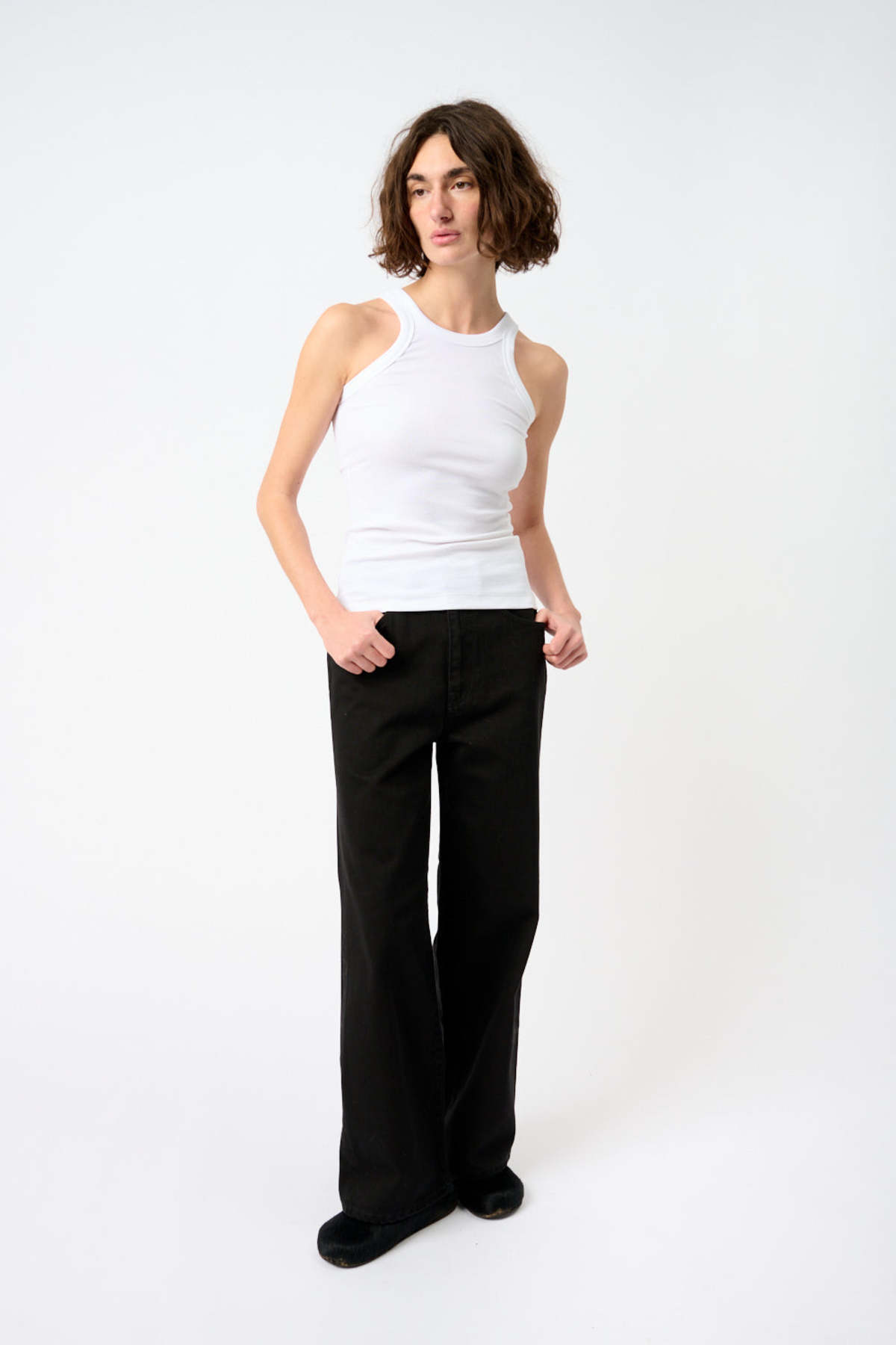 Totême Flair Denim Jeans - Black Rinse - Image 2 of 4