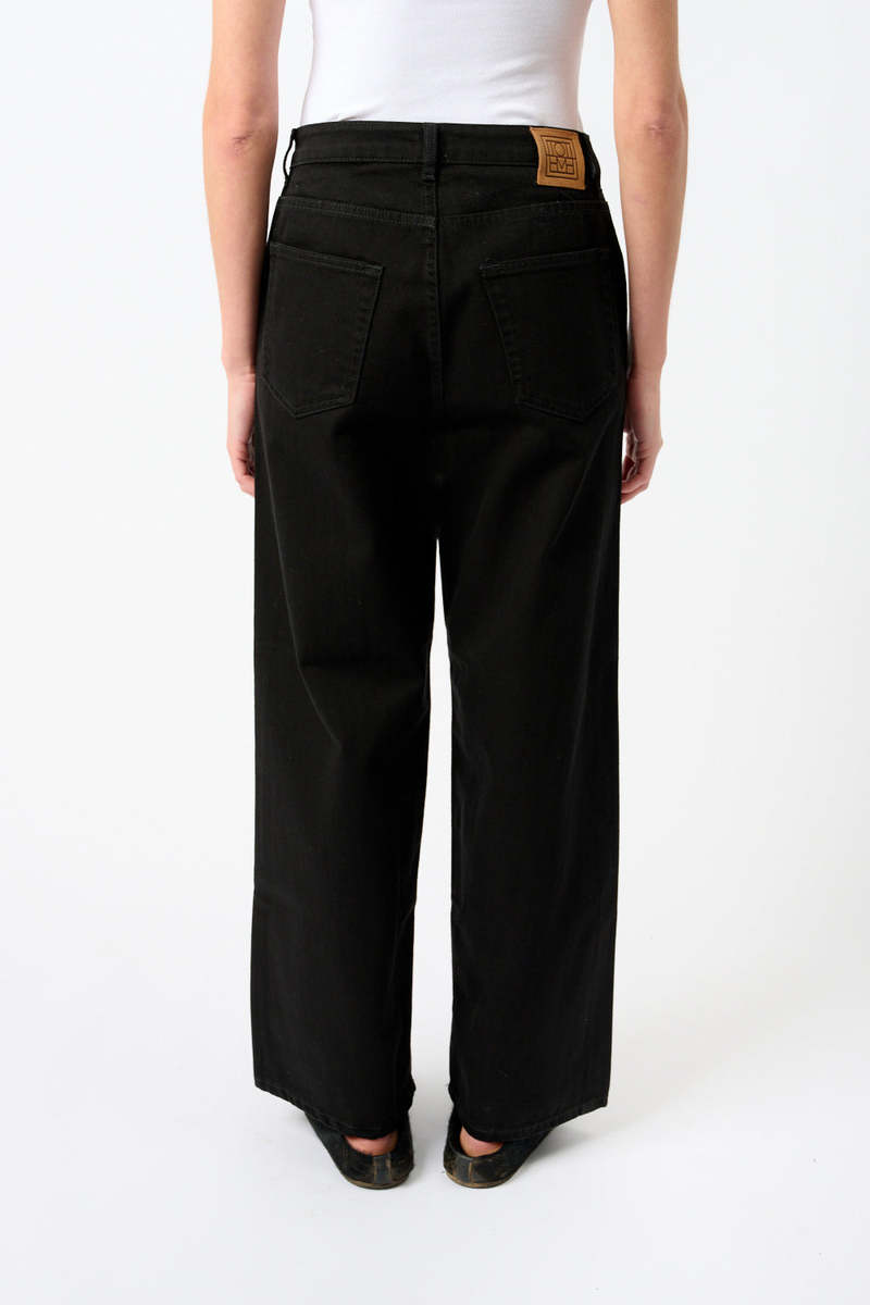 Totme Flair Denim Jeans - Black Rinse
