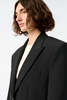 Magda Butrym The Silk and Wool-Blend Satin Blazer - Thumbnail 3