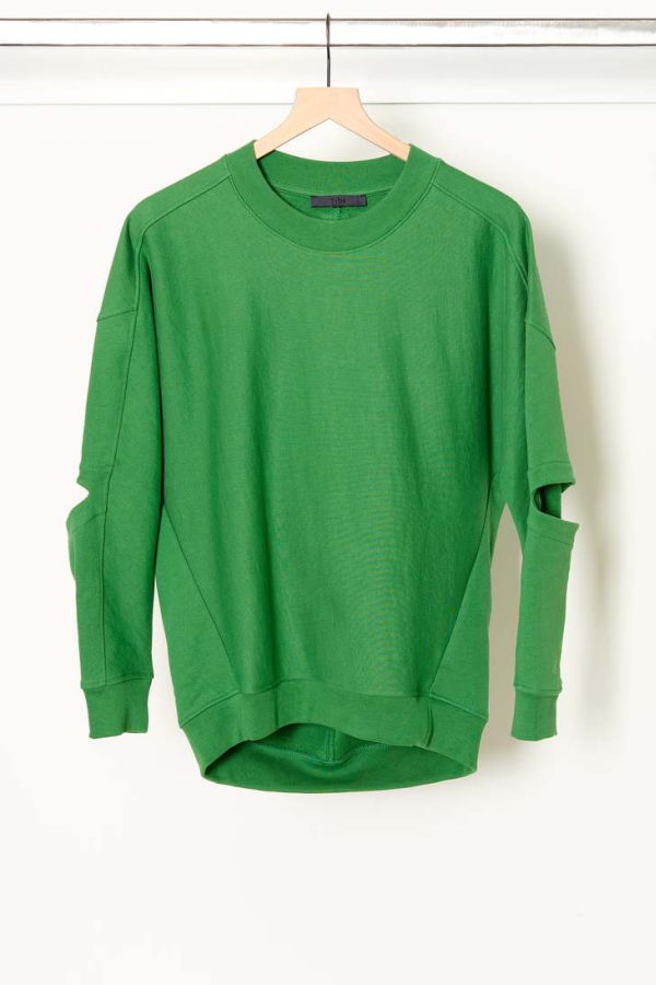 Tibi Cocoon Crew Sweatshirt