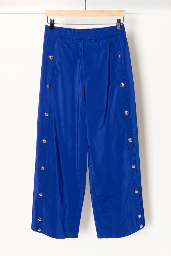 Tibi Nylon Snap Jogger Pants