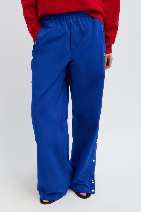 Tibi Nylon Snap Jogger Pants