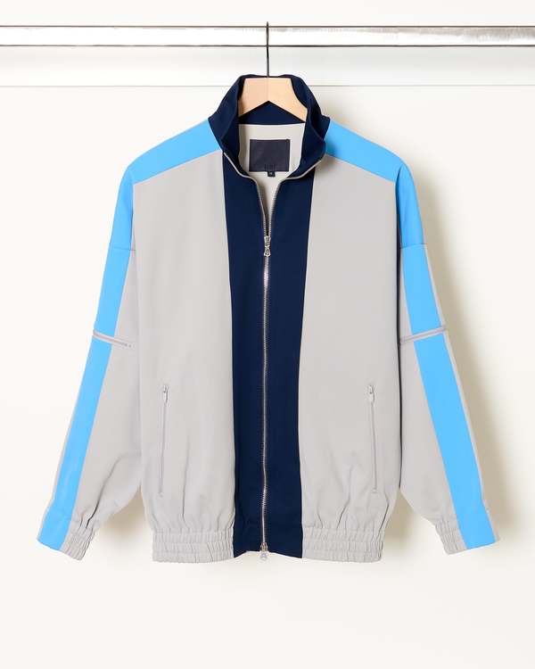 Tibi Tech Knit Bomber Jacket