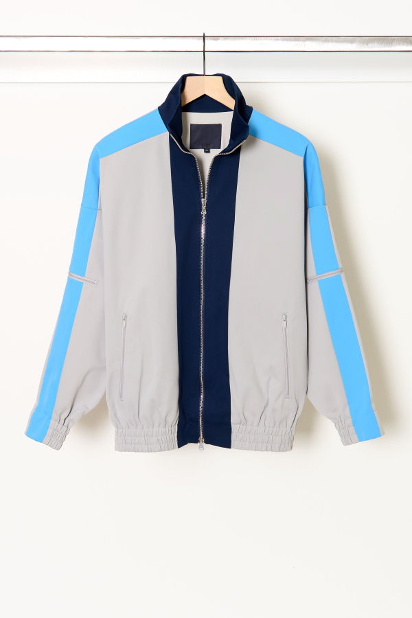 Tibi Tech Knit Bomber Jacket