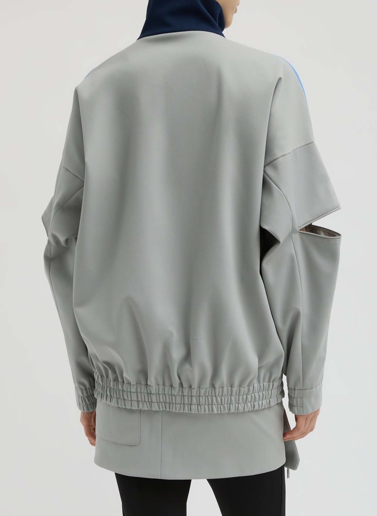 Tibi Tech Knit Bomber Jacket - Image 4 of 7