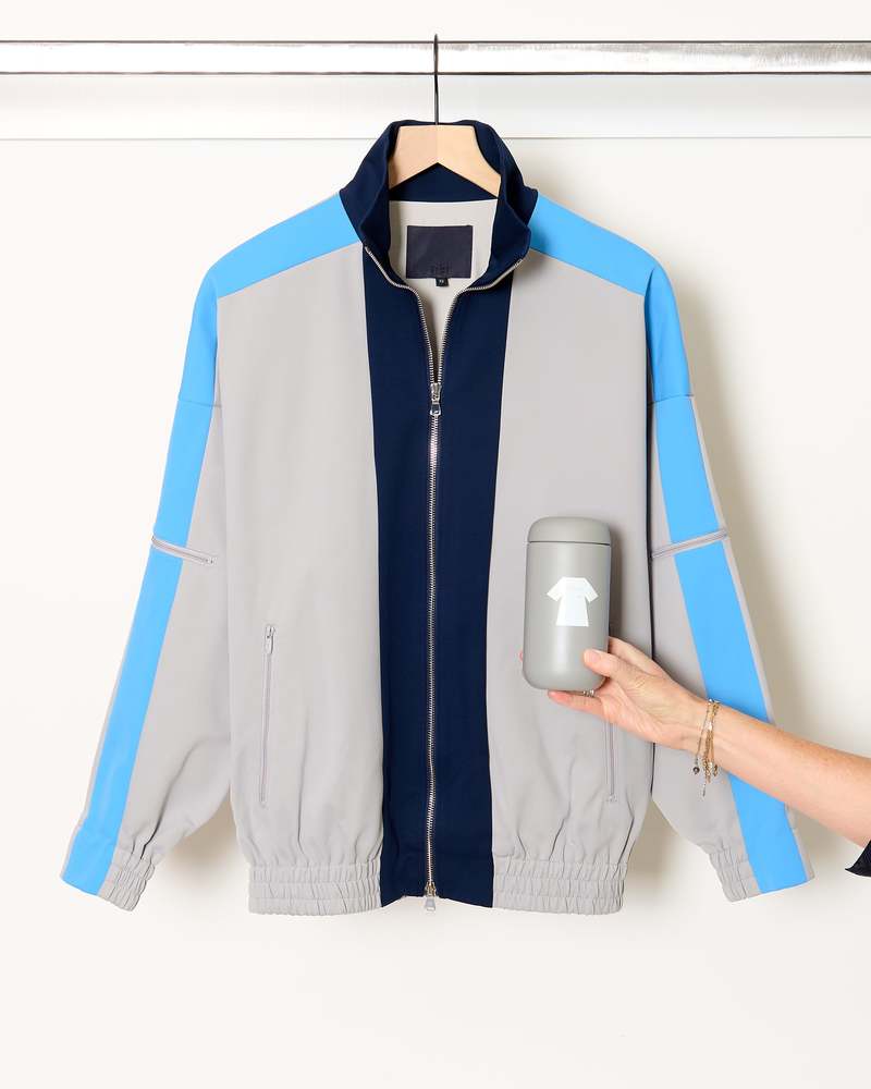 Tibi Tech Knit Bomber Jacket