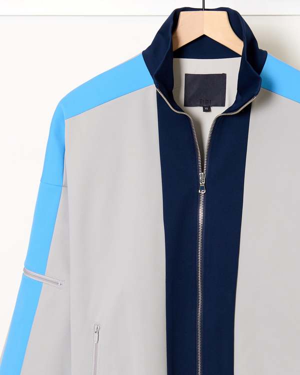 Tibi Tech Knit Bomber Jacket