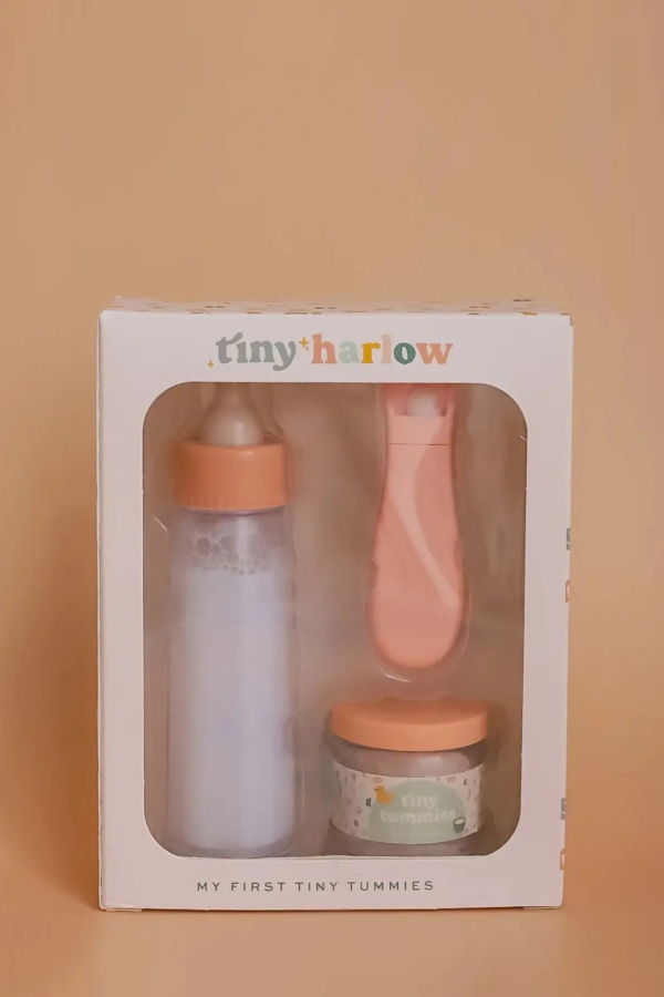Tiny Harlow My First Tummy Gift Set Milk & Cereal Toy Set