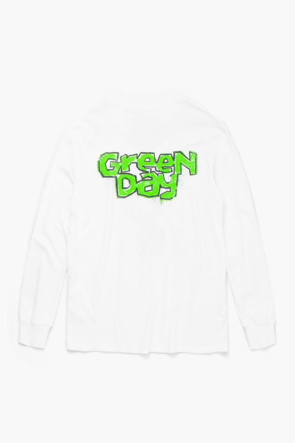 Rowdy Sprout Green Day Kerplunk Long Sleeve Tee - White