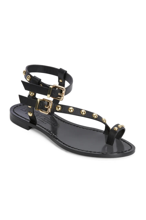BAY OF ANGELS Roma Studded Sandal - Black