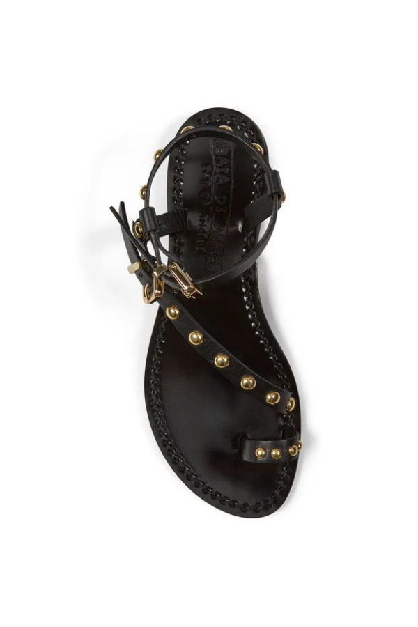 BAY OF ANGELS Roma Studded Sandal - Black