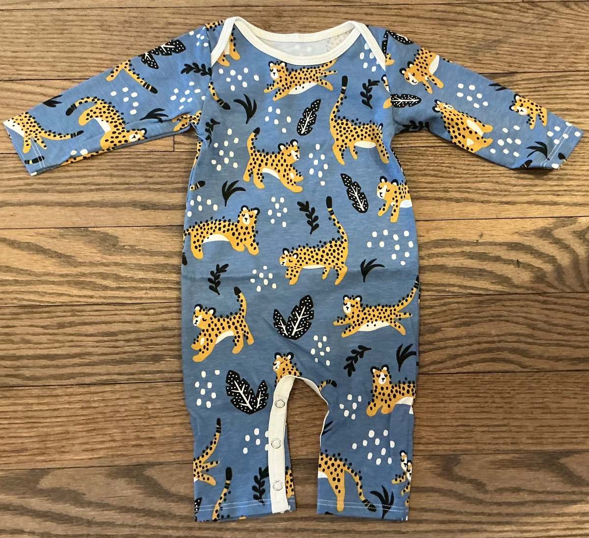 KIDS Winter Water Factory Wildcats Long Sleeve Romper - Image 2 of 2