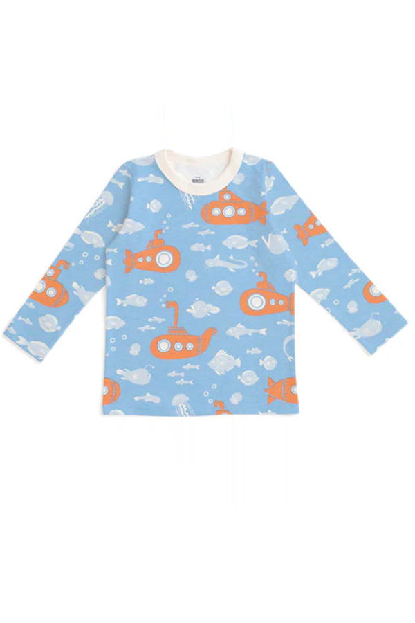 KIDS Abigail Rose & Lily Too Submarines Long Sleeve Tee