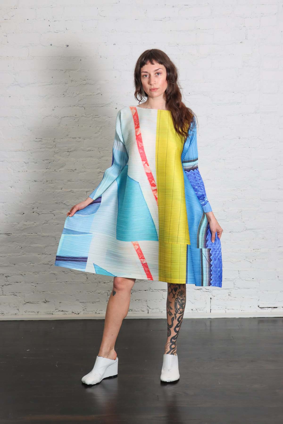 Pleats Please by Issey Miyake City Collage Tunic - Image 3 of 9