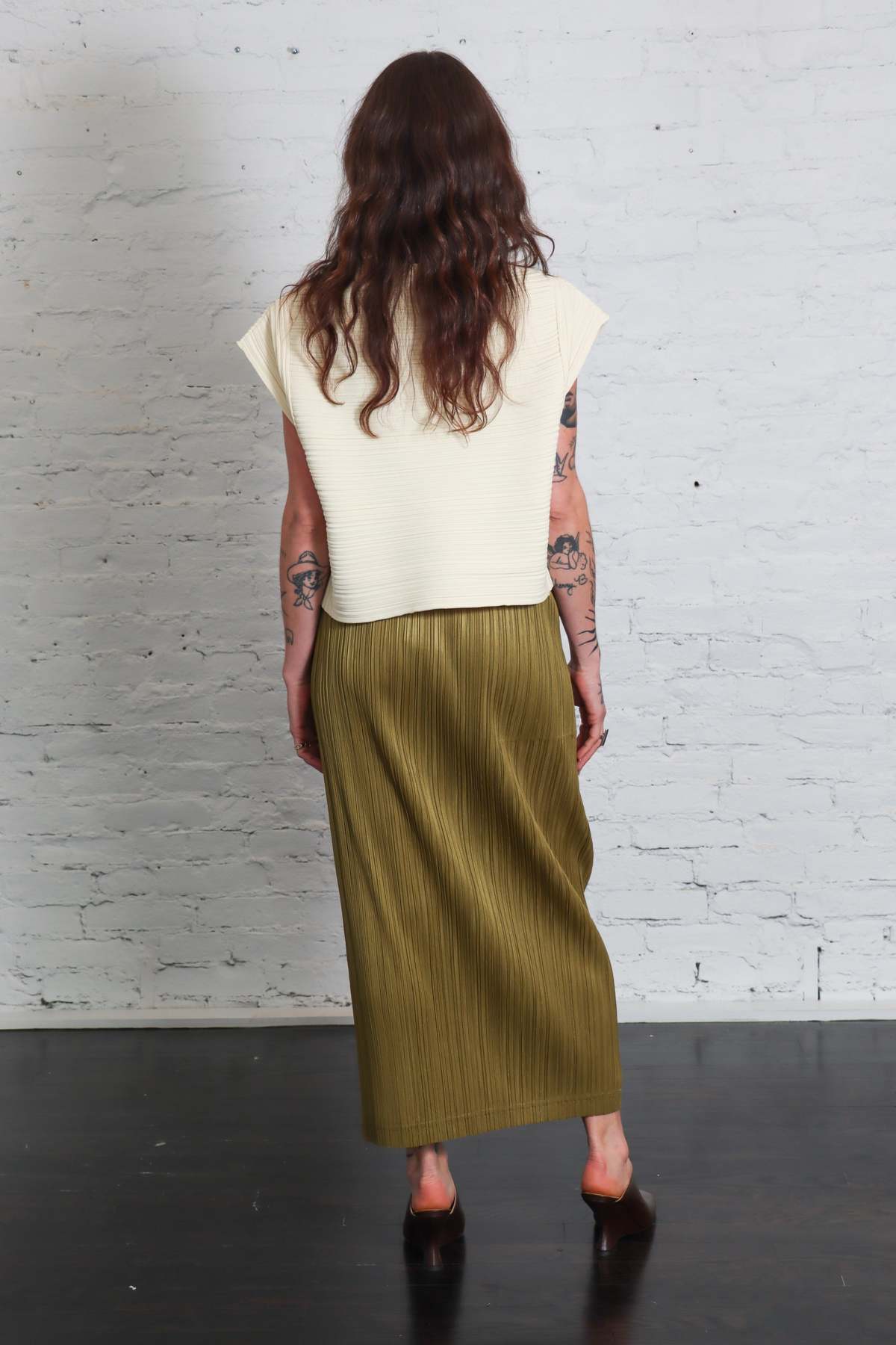 Pleats Please by Issey Miyake Crepe Knit Shirt - Image 3 of 5