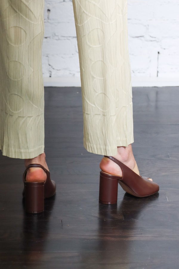 Maison Margiela MM6 Heeled Sandal - Brown