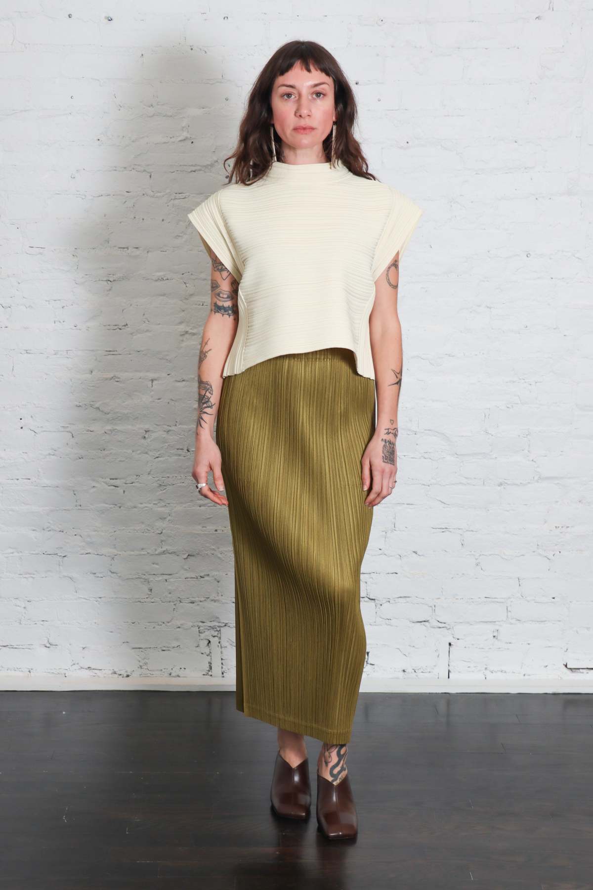 Pleats Please by Issey Miyake Loop Bottoms Skirt - Image 3 of 6