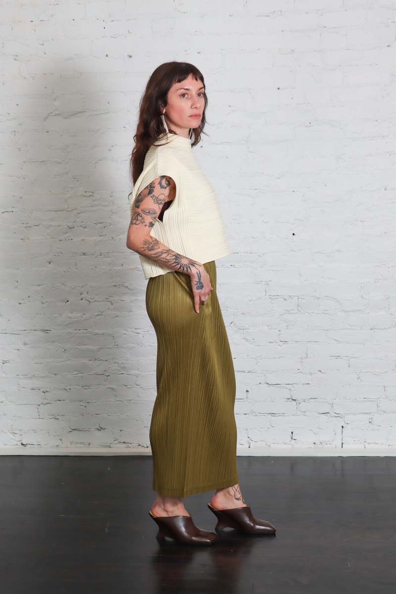 Pleats Please by Issey Miyake Loop Bottoms Skirt