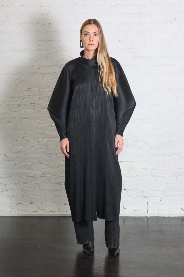Pleats Please by Issey Miyake Skyline Coat