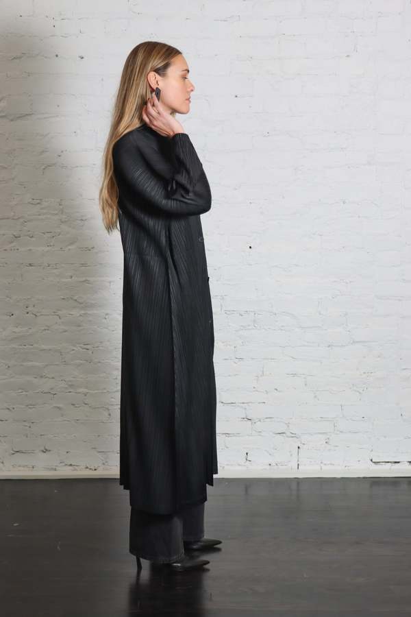 Pleats Please by Issey Miyake Skyline Coat