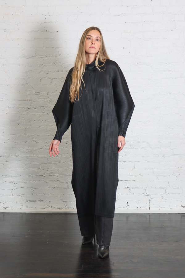 Pleats Please by Issey Miyake Skyline Coat