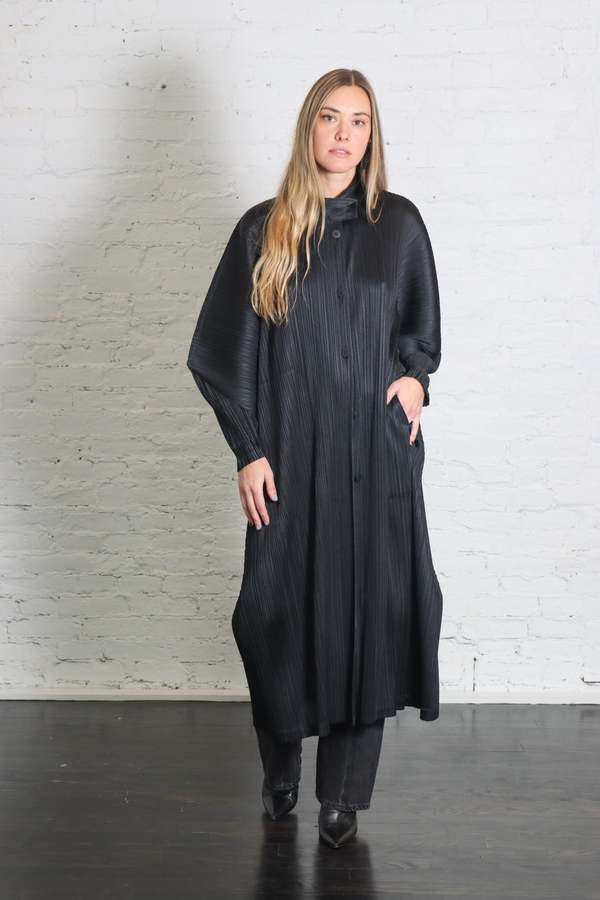 Pleats Please by Issey Miyake Skyline Coat