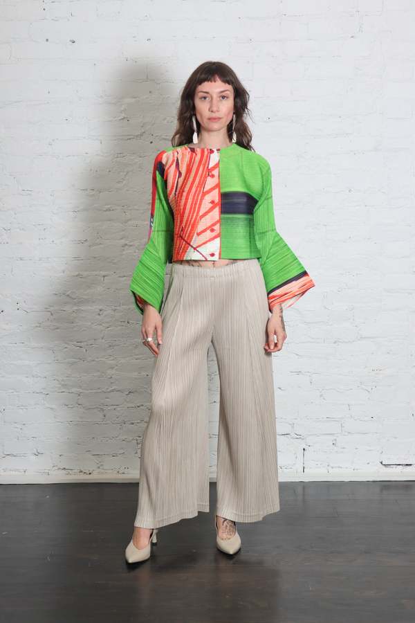 Pleats Please by Issey Miyake Thicker Bottoms 1 Pants - Greige