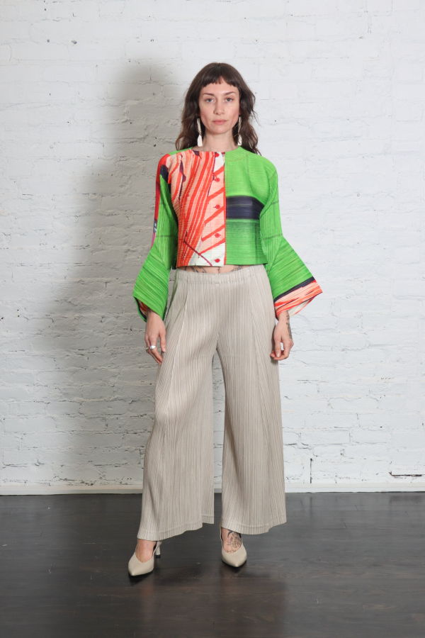 Pleats Please by Issey Miyake Thicker Bottoms 1 Pants - Greige