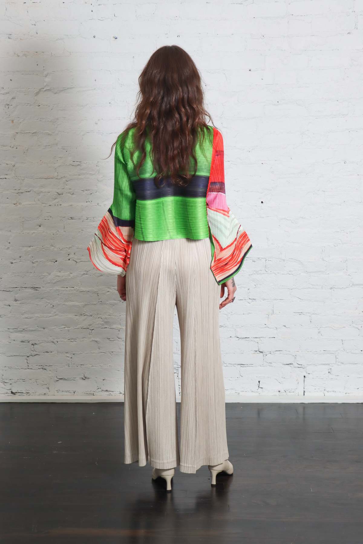 Pleats Please by Issey Miyake Thicker Bottoms 1 Pants - Greige - Image 2 of 7