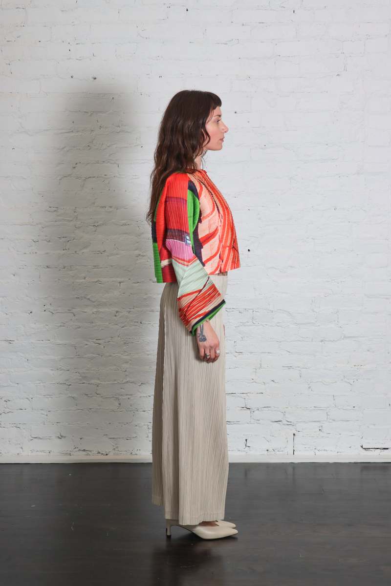 Pleats Please by Issey Miyake Thicker Bottoms 1 Pants - Greige