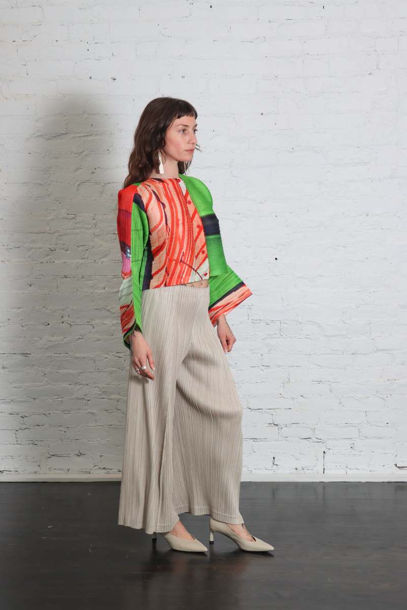 Pleats Please by Issey Miyake Thicker Bottoms 1 Pants - Greige