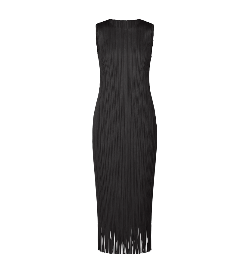 Pleats Please by Issey Miyake Wave Fringe Dress